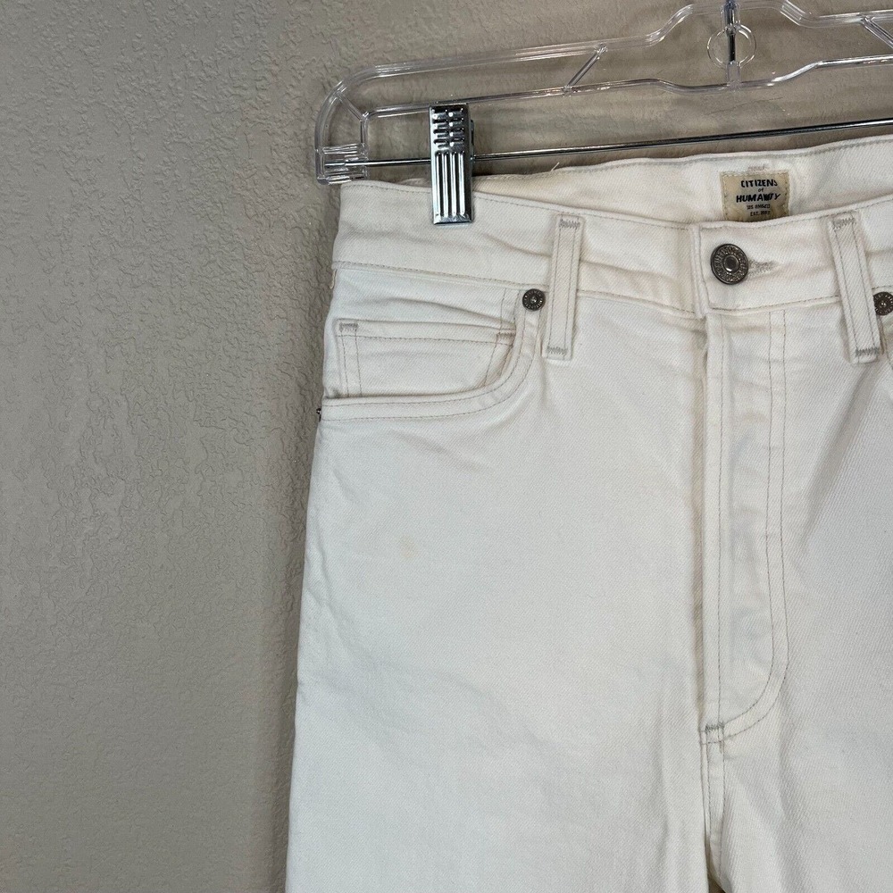 Citizen of‎ Humanity Women's Olivia High Rise Slim Ankle Jeans White Size 25 - Picture 4 of 16